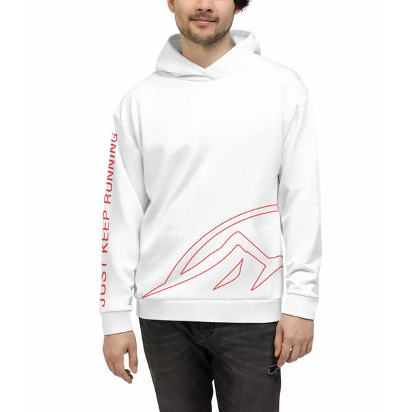 White running hoodie deals