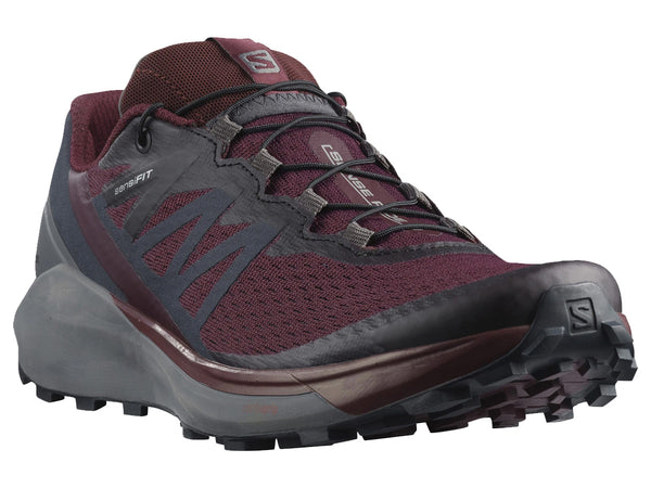 Tenis Salomon Sense Ride 4 Morado Gris Dama