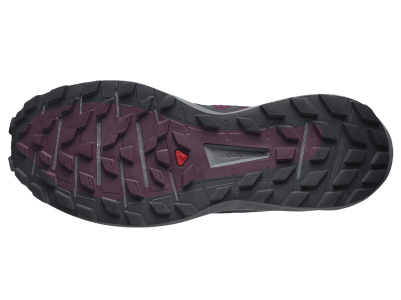 Tenis Salomon Sense Ride 4 Morado Gris Dama