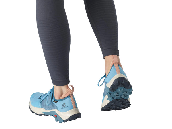 Tenis Trail Running Salomon MADCROSS GTX Azul Mujer