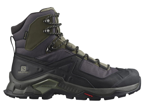 Botas Senderismo Salomon QUEST ELEMENT GTX Negro Verde Hombre