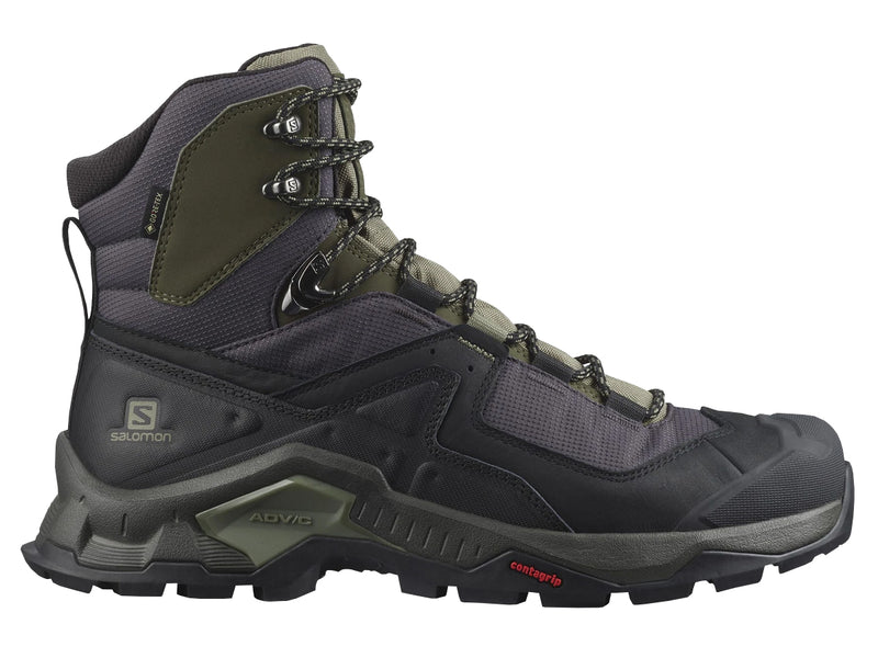Botas Senderismo Salomon QUEST ELEMENT GTX Negro Verde Hombre