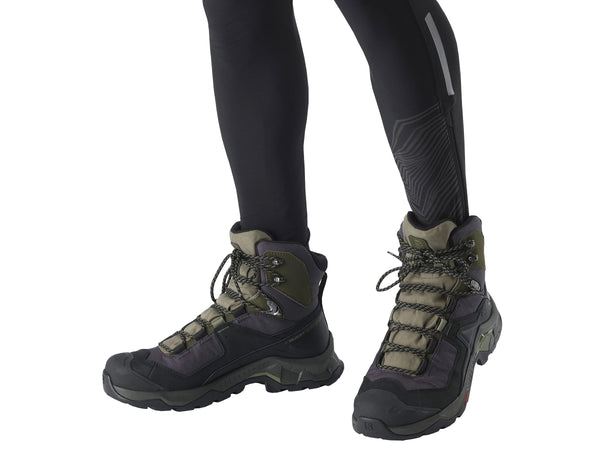 Botas Senderismo Salomon QUEST ELEMENT GTX Negro Verde Hombre