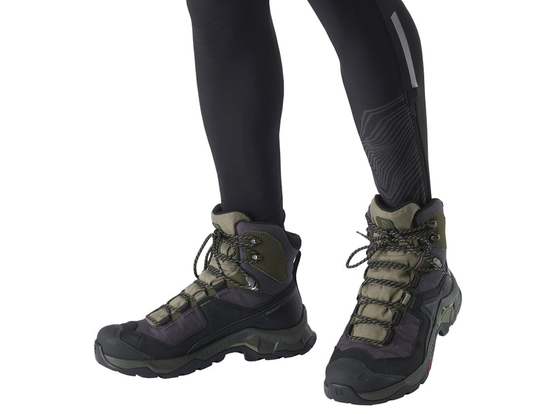 Botas Senderismo Salomon QUEST ELEMENT GTX Negro Verde Hombre