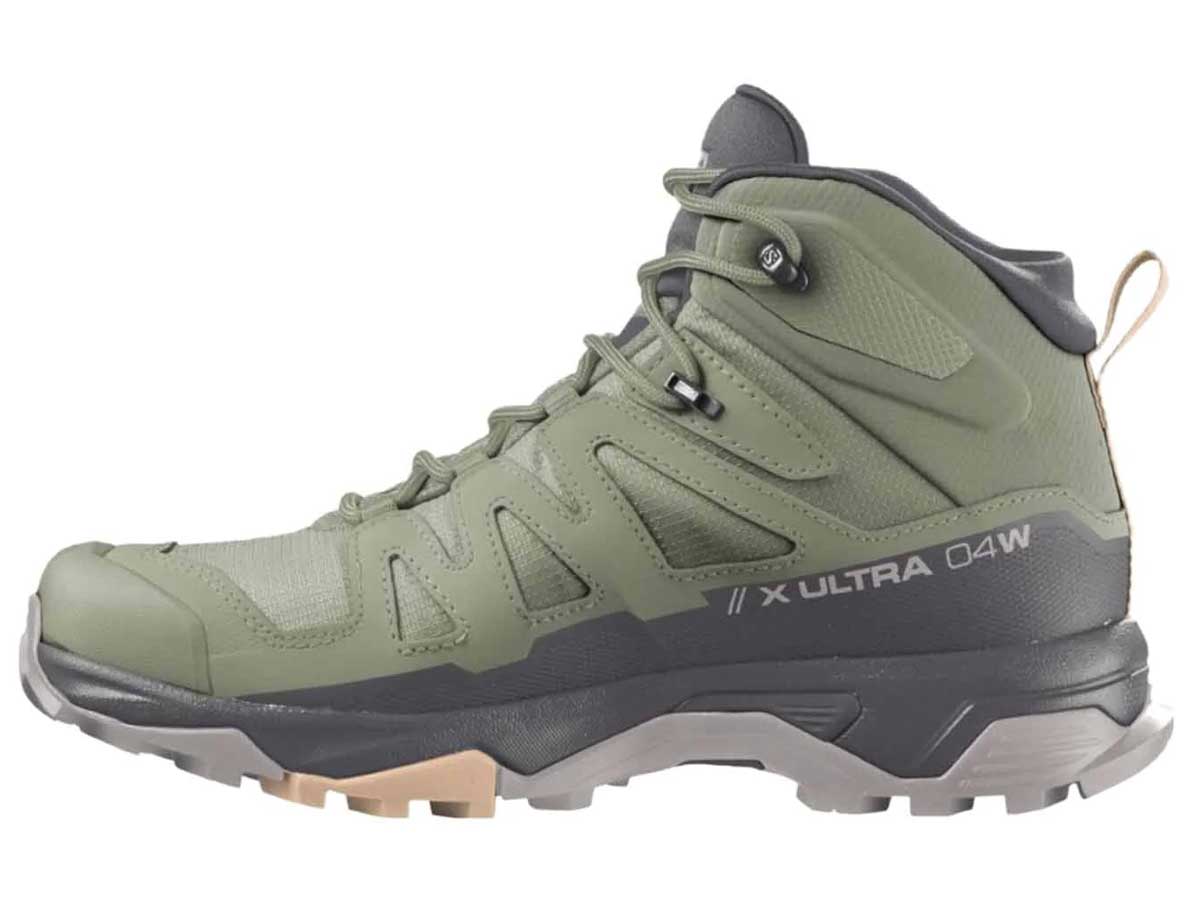 Bota Salomon Senderismo X ULTRA 4 MID GTX Verde Mujer