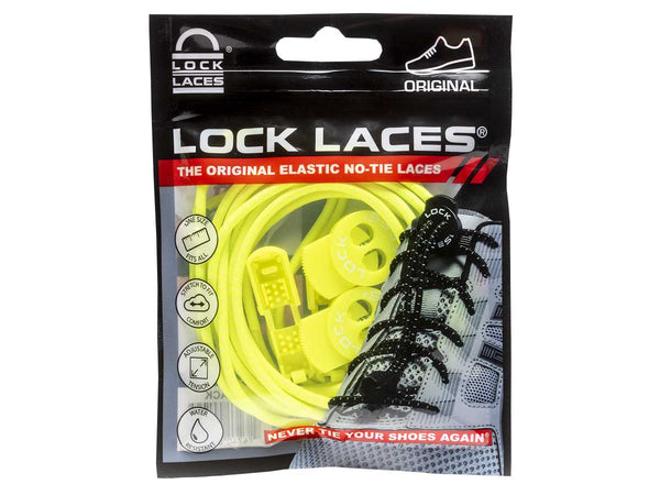 Agujetas Elásticas LOCK LACE Amarillo Neon
