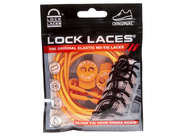 Agujetas Elásticas LOCK LACE Naranja