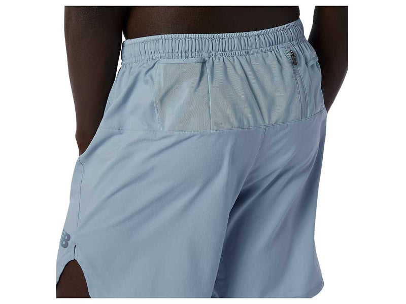 Short Deportivo New Balance Q Speed Fuel 7 inch Gris