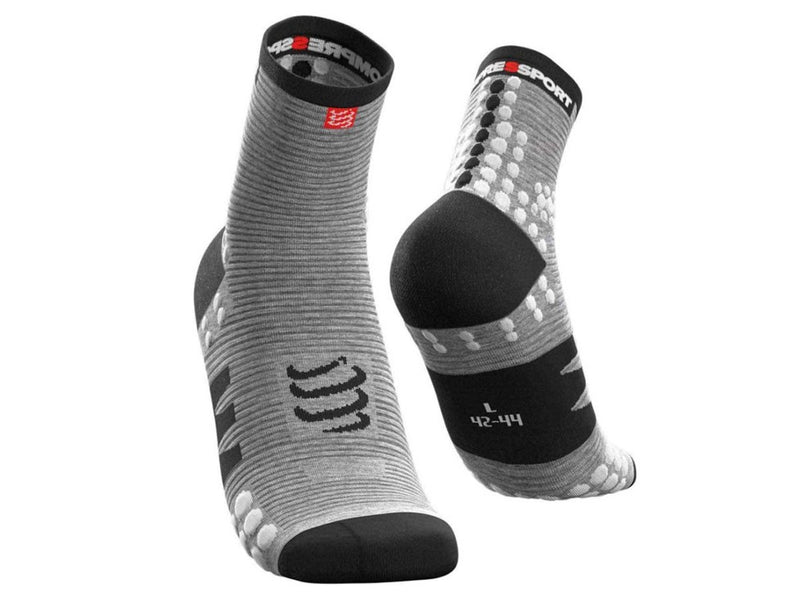 RUN24.MX - Compressport Racing Sock V3 Run Hi Grey