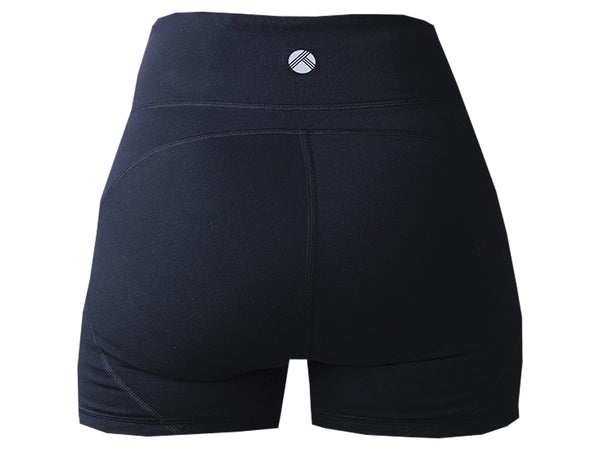 RUN24.MX - Licra Corta Trail Junjie Black Dama