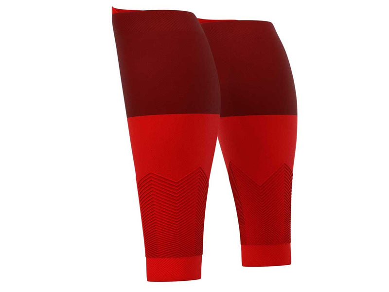 Pantorrillera Deportiva Compressport CALF R2 V2 Rojo
