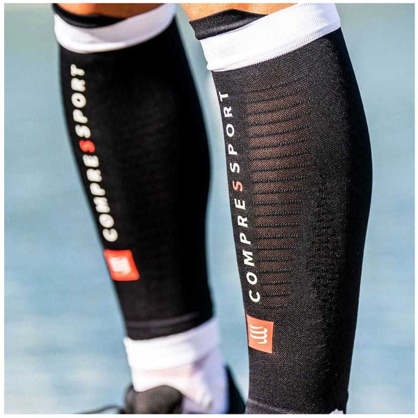 Pantorrillera de Compresión Compressport R2 3.0 Black White