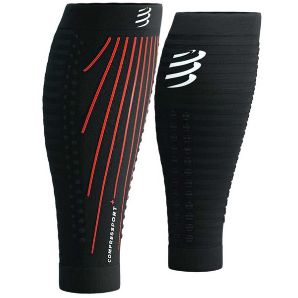 Pantorrillera de Compresión Compressport R2 AERO Balck Red