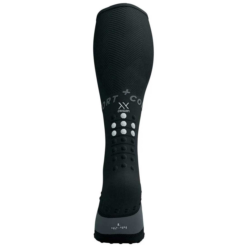 Calceta Larga Deportiva Compressport FULL SOCKS OXYGEN Black