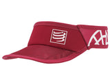 Compressport Visera Deportiva Spiderweb ultraligera Rojo
