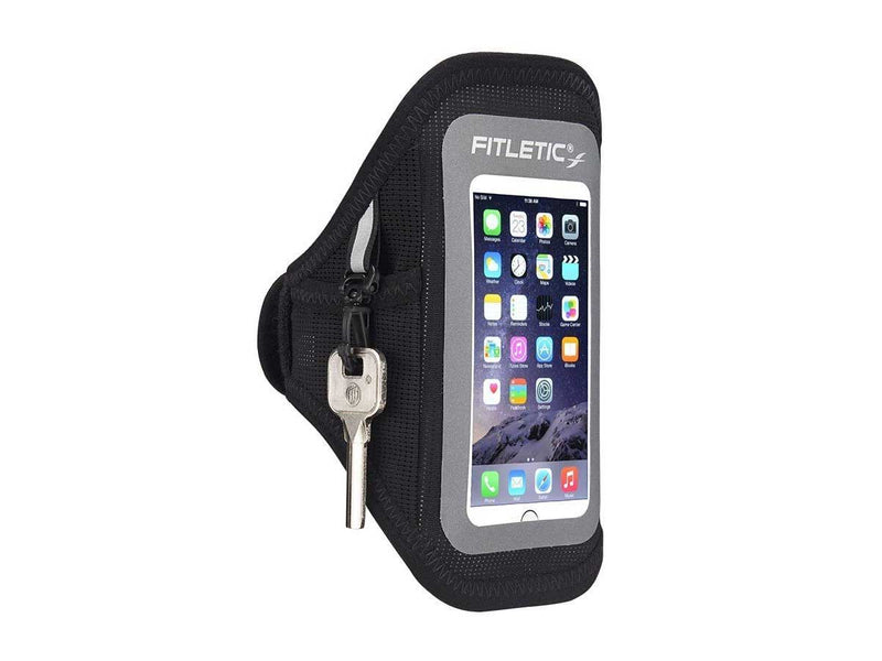 Brazalete Para Correr Fitletic Color Negro