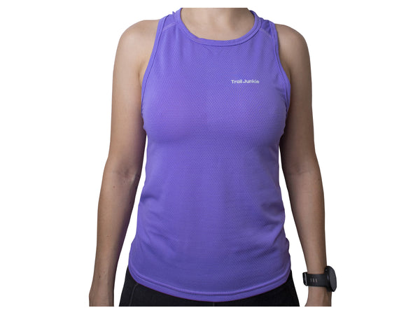 Playera Deportiva Trail Junkie Tank Lila Dama