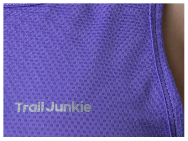 Playera Deportiva Trail Junkie Tank Lila Dama