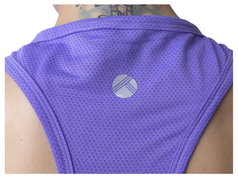 Playera Deportiva Trail Junkie Tank Lila Dama