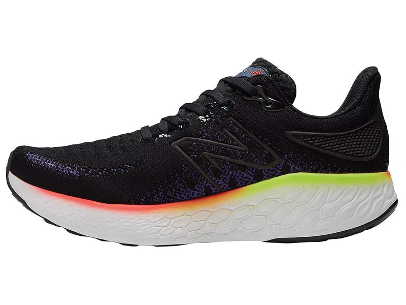Tenis New Balance Running 1080  V12 Negro Blanco Mujer