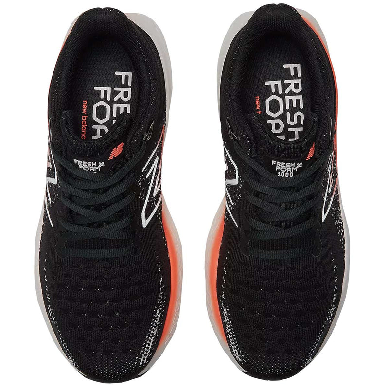 Tenis New Balance 1080 V12 Negro Naranja Mujer