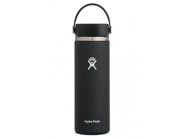 RUN24.MX - Botella Térmica Hydro Flask Wide Mouth Flex Cap 20 OZ Black