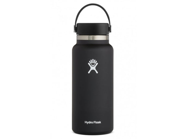 RUN24.MX - Botella Térmica Hydro Flask Wide Mouth Flex Cap 32 OZ Black