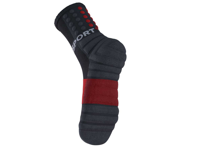 Calceta Compressport Shock Absorb Socks Negro