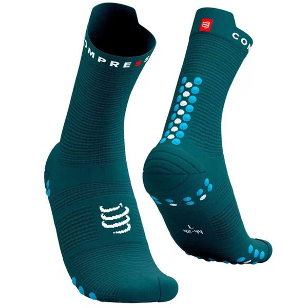 Calceta Compressport PRO RACING SOCKS V4 Run High Shaded Spruce