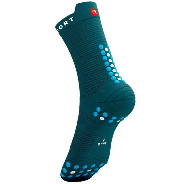 Calceta Compressport PRO RACING SOCKS V4 Run High Shaded Spruce