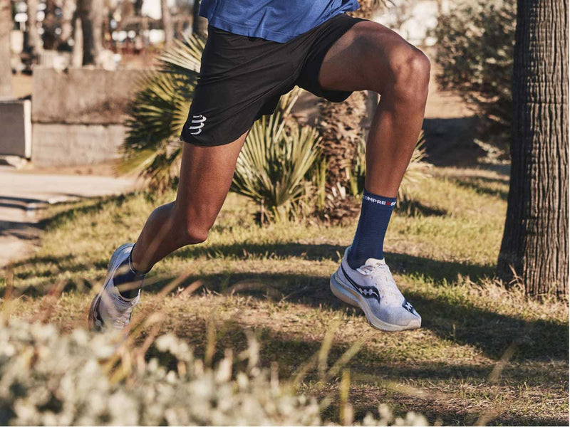 Calceta Compressport PRO RACING V4H Run High Azul