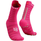 Calceta Compressport PRO RACING V4.0 UltraLight Run High Hot Pink