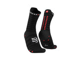 Calceta Compressport PRO RACING V4.0 UltraLight Run High Black