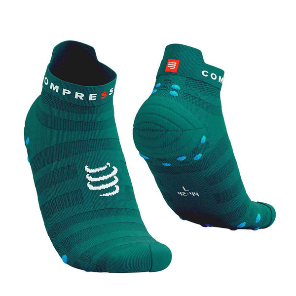 Calceta Compressport PRO RACING V4.0 UltraLight Run Low Shaded Spruce