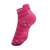 Calceta Compressport PRO RACING V4.0 UltraLight Run Low Hot Pink