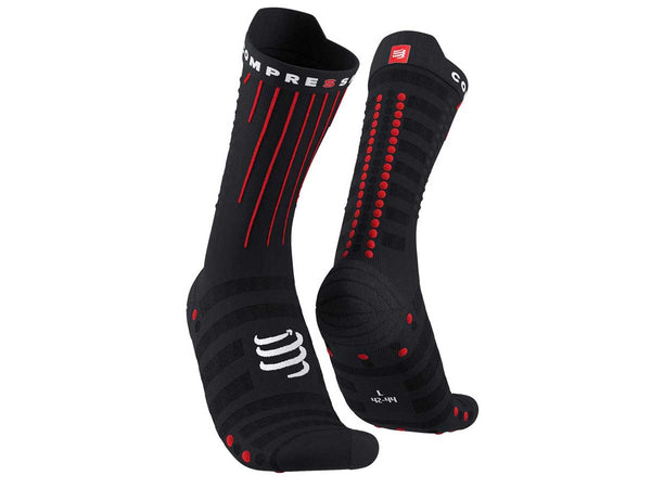 Calceta Deportiva Compressport Aero Socks Negra