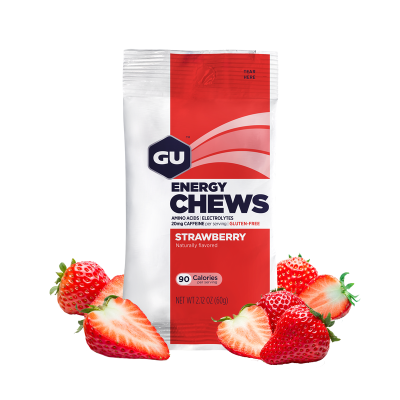 Gomitas Energéticas GU ENERGY CHEWS Sabor Fresa